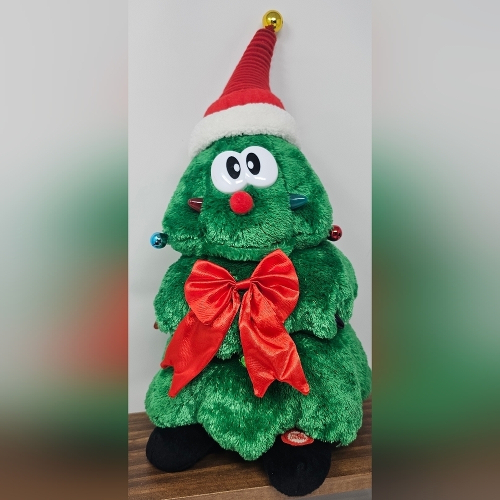 Sound & Light Animatronics Rockin Around The Christmas Tree Soft Plush 15" WORKS - Picture 7 of 15